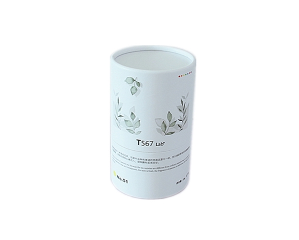 张家港厂家定制绿研250g过毛尖茉莉花茶叶筒 内径77外径81高130mm纸筒